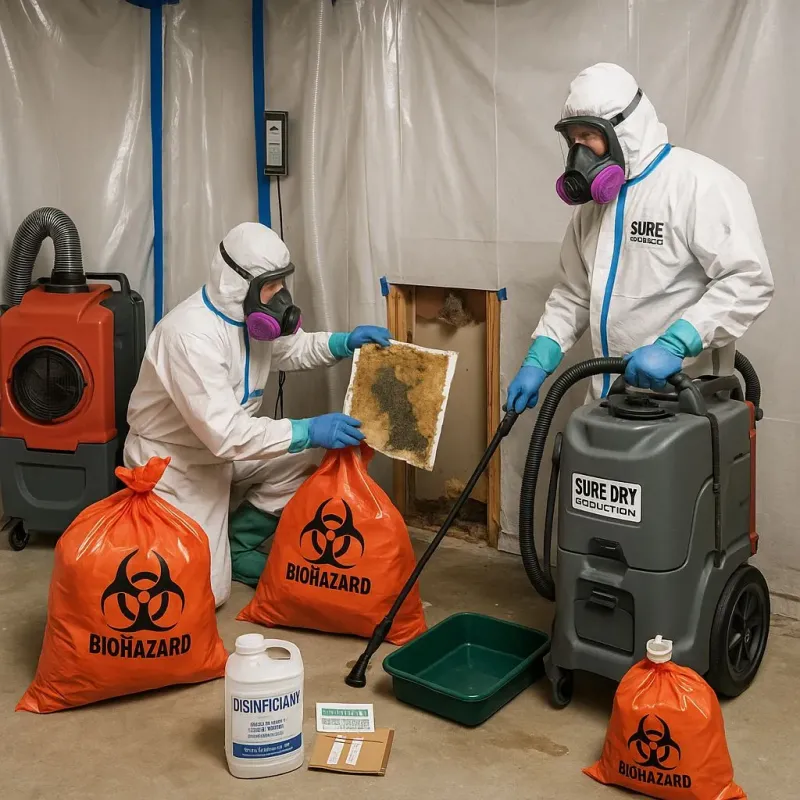 Contaminated Water Handling Protocols process in Holly Ridge, NC