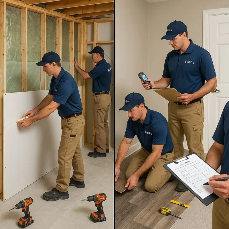Repairs and Reconstruction process in Holly Ridge, NC