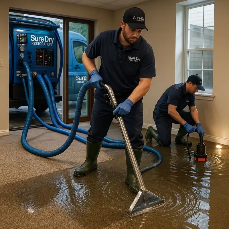 Water Extraction and Removal process in Holly Ridge, NC